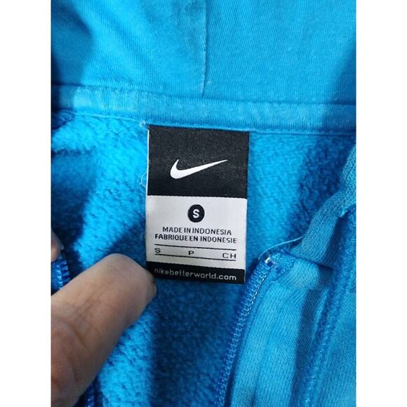 Nike Kids Full Zip Hoodie S Small Light Blue 506311‎ - Picture 2 of 7